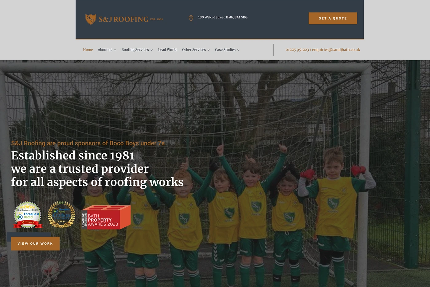 S&JRoofing Website